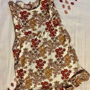 Kate Quinn Sleeveless Ruffle Gathered Shortie - Wildflowers